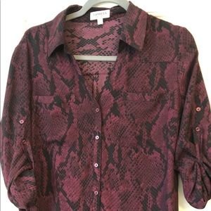 Express the Portofino Shirt Snakeskin print L